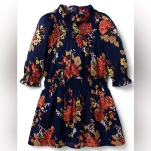 Janie and Jack - Cleo Floral Smocked Dress (Size 7)